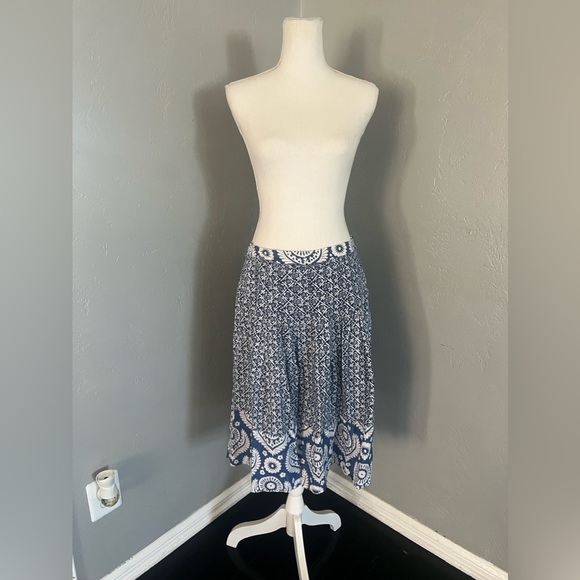 MICHAEL Michael Kors Dresses & Skirts - MICHAEL Michael Kors Blue and White Skirt size 10